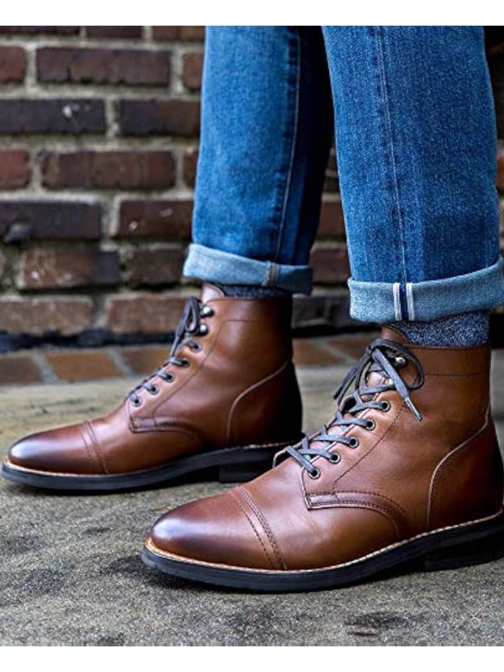 Thursday Boot Company Captain Men's Lace-up Boots 11.5 Brandy